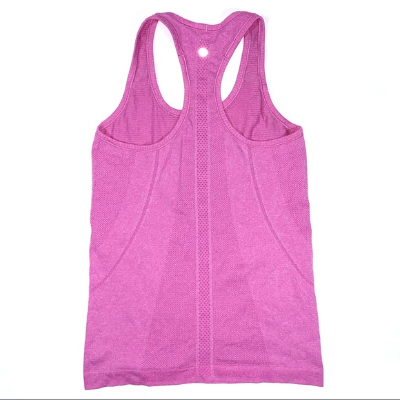 Lululemon Swiftly Tech Racerback Tank Top Heathered Ultra Violet Purple 6 Small - Picture 4 of 8